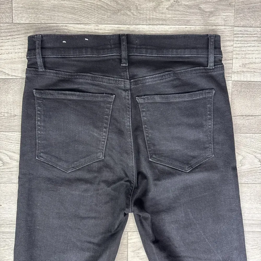 LOFT The Skinny Denim Jeans High Rise Black Wash sz 26/2